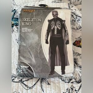 💀 NIB Adult Skeleton King Costume Sz M 👑